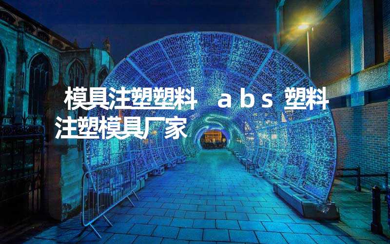 模具注塑塑料 abs塑料注塑模具厂家